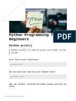 Python Programming