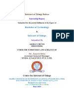 Internship - Project Sample Report (Internet of Things)