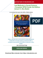 Using Statistical Methods in Social Science Research: With A Complete SPSS Guide 3rd Edition Soleman H. Abu-Bader Download PDF