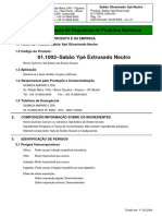 01.1002-Sabão Ypê Extrusado Neutro: Ficha de Informação de Segurança de Produtos Químicos