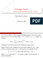 Pontryagin Duality: (And Fourier Inversion and The Plancherel Theorem, Oh My!)