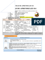 ACTIVIDAD DE APRENDIZAJE 013 Agrupamos Las Frtuas y Contamos