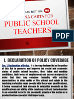 The Magna Carta For Public School Teachers