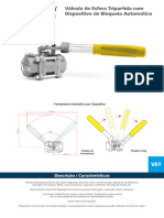 Catalogo Valvula de Esfera Tripartida Com Dispositivo de Bloqueio Automatico - 154