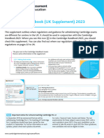 Cambridge Handbook Uk Supplement 2023