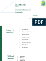 Taxation in Financial Statements Draft