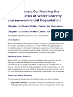 Thirsty Planet - Confronting The Looming Crisis of Water Scarcity and Environmental Degradation