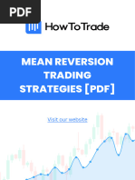 Mean Reversion Trading