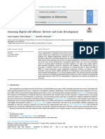 Assessing Digital Self-Efficacy Review and Scale Development