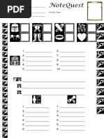 NoteQuest Character Sheet