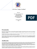 Plan de Área Castellano Marcelino Champagnat 2022