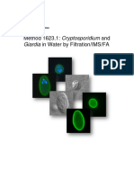 EPA-1623.1 Cryptosporidium and Giardia in Water by Filtration-IMS-FA