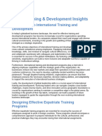 Global Training & Development Insights