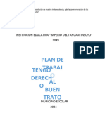 Plan de Trabajo Tengo Derecho Al Buen Trato