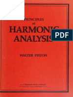 Principles of Harmonic Analysis - Walter Piston - 1933 - E - C - Schirmer Music Co - Anna's Archive