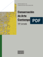 Conservacion de Arte Contemporaneo 15-1