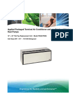 Applied Packaged Terminal Air Conditioner and Catalog 1301-1 Heat Pumps