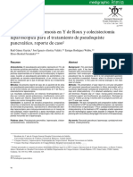 Cistoyeyunoanastomosis en Y de Roux y Colecistectomía Laparoscópica para El Tratamiento de Pseudoquiste Pancreático, Reporte de Caso