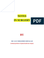 Notes in Surgery