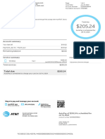 Total Due $205.24: Account Summary