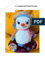 Boneco de Neve Amigurumi Natal Teceitas Gratis