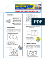 Aplicaciones de La Teoría de Conjuntos para Tercero de Secundaria