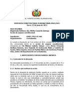 Sentencia Constitucional 964-2013 - Sobre Las Nulidades de Los Actos Procesales en El Proceso Civil