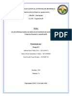 Informe de La Reforma Agraria Con Énfasis en Empresas Campesinas