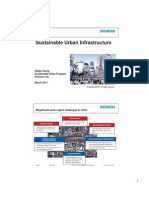 Sustainable Urban Infrastructure: Stefan Denig Sustainable Cities Program Siemens AG March 2011