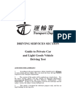 Guide To PC and LGV Driving Test (English Version) - Jul 2018