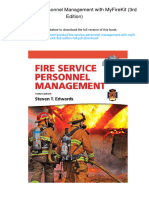 Fire Service Personnel Management With MyFireKit (3rd Edition) - ISBN 9780135126776, 978-0135126776