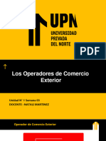 Sesión 3 - Operadores de Comercio Exterior UG