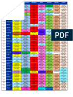 Horario Agosto