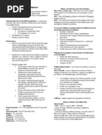 Overview of Pediatrics Notes (Dr. Bongalo)