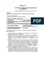 Anexo #02 Formato de Cotización Y Declaración Jurada Del Proveedor