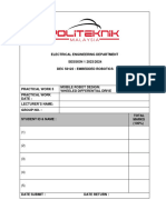 Dec50122 Embedded Robotics - Pw5 (Procedure)