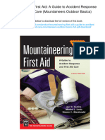 Mountaineering First Aid: A Guide To Accident Response and First Aid Care (Mountaineers Outdoor Basics) - ISBN 0898868785, 978-0898868784