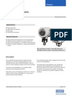 Switzer Pressure Switch Models 204, 208