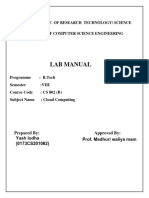 Cloud Computing Lab Manual