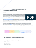 5 Phases of Project Management Process - A Complete Breakdown