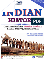 Pram IAS History One Liner Book