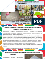 Caderno de Outubro Pre I Brinquedos e Brincadeiras Regionais 2022 PDF Educacao Infantil EMEI