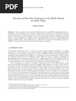 Extension of Thin Wire Techniques in The FDTD Method For Debye Media