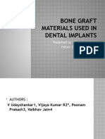 Bone Graft Materials Used in Dental Implants