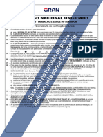 11° Simulado Bloco 4 Trabalho e Saúde Do Servidor (Conhecimentos Específicos) (Pós-Edital)