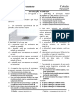 Lista 01 - Introdução A Cinetica