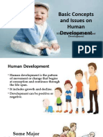 Basic Concepts and Issues On Human Development