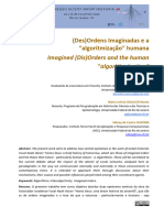 (Des) Ordens Imaginadas e A Algoritmização Humana - Daniel C. Cruz