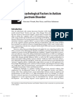 Psychological Factors in ASD