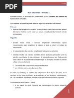 Tarea Unidad 2 - Cuadro Sinóptico - Guía de Trabajo